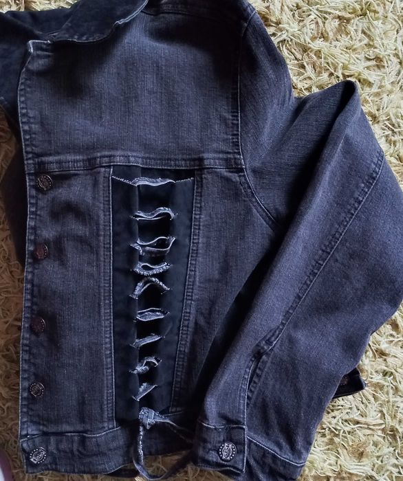 жіноча джинсова куртка (жакет)