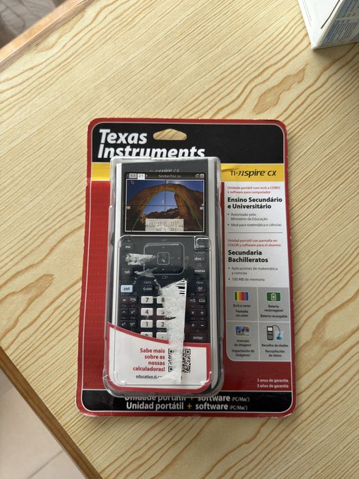 Calculadora gráfica Texas TI‑Nspire CX – nova, embalagem original