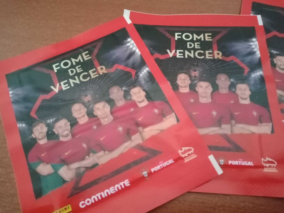 Cromos de futebol seleção nacional Continente 2022 - 18 conjuntos