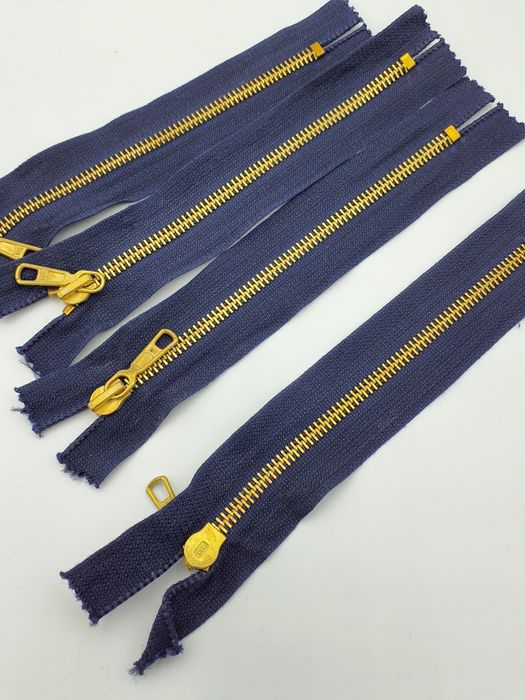 Zamki suwaki metal zestaw 4 szt.-17,50 cm.