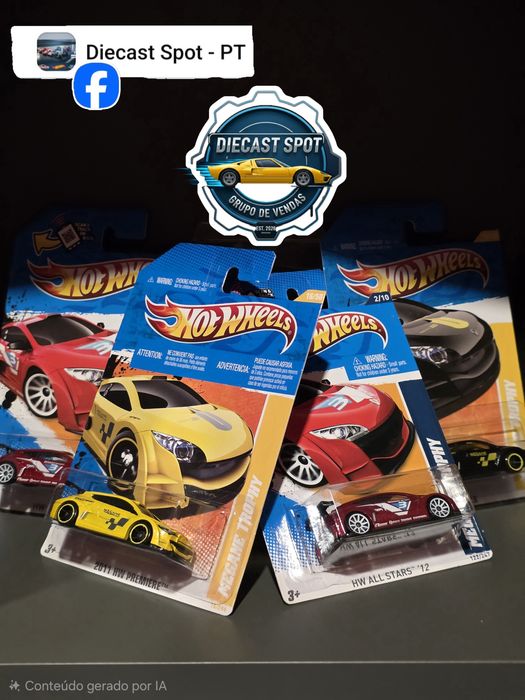 Hot Wheels Renault / Mini Cooper / Mazda