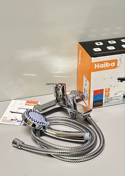 Смеситель для ванны латунный кран на ванну  HAIBA ALEX 009