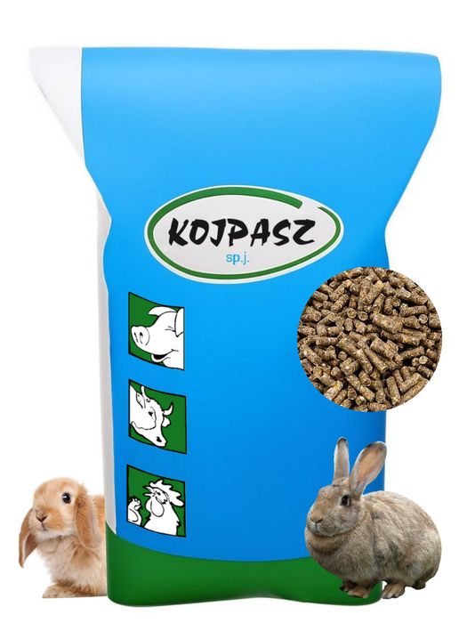 PASZA dla królików GRANULAT 25 kg KOJPASZ