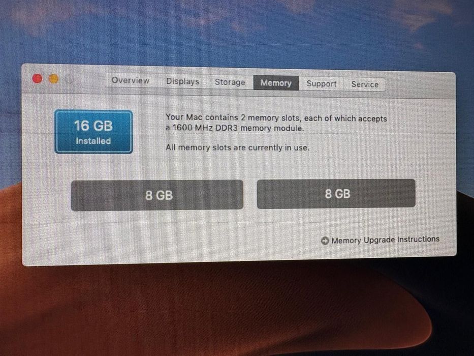 iMac 21,5” Late 2012 — 16GB RAM — SSD 1TB