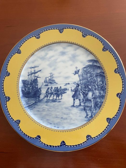 Prato Spal 500 Anos Descobrimentos edição limitada porcelana
