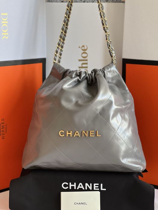 Torebka Chanel S22 light grey