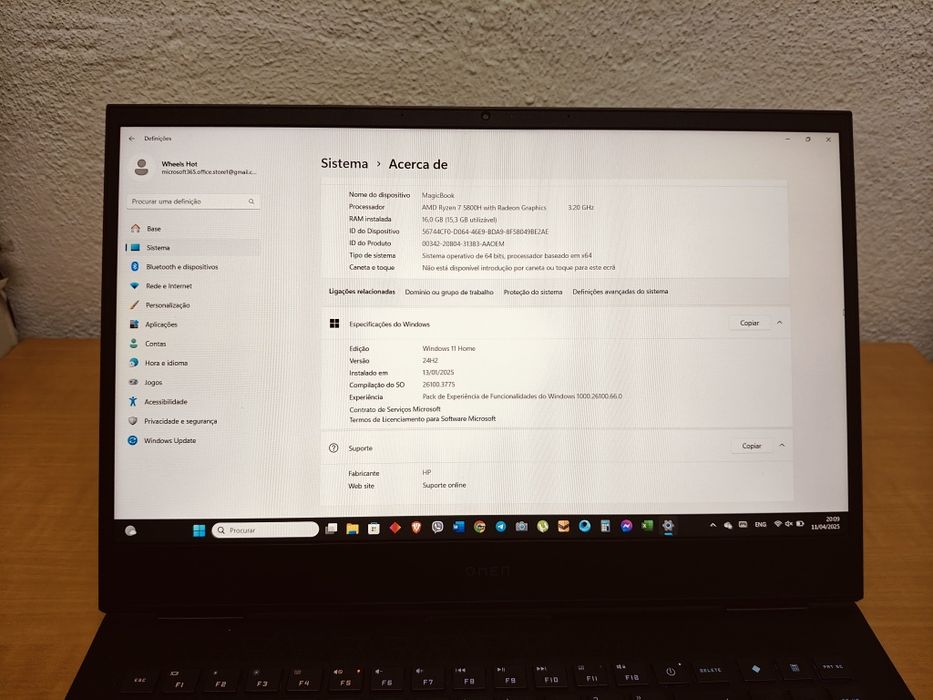 HP Omen 16 – Ryzen 7 5800H, 16GB RAM, SSD