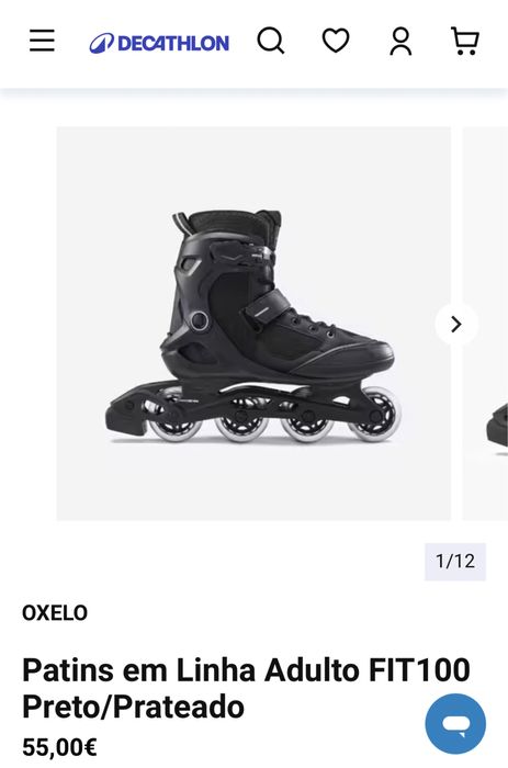 Patins Fit100 numero 41