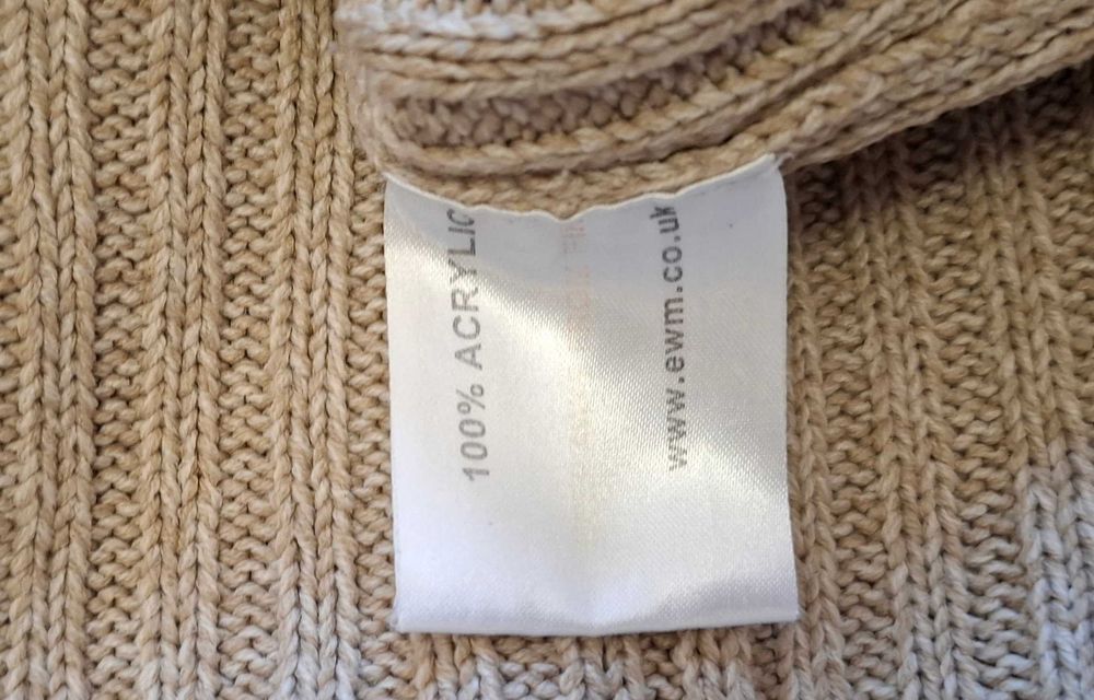 Sweter męski XL - golf - zapinany na zamek - obwód 130cm