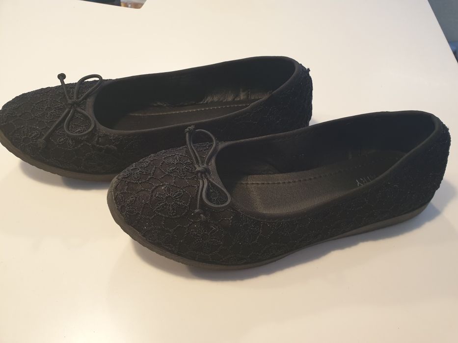 Buty, baleriny czarne rozm. 37