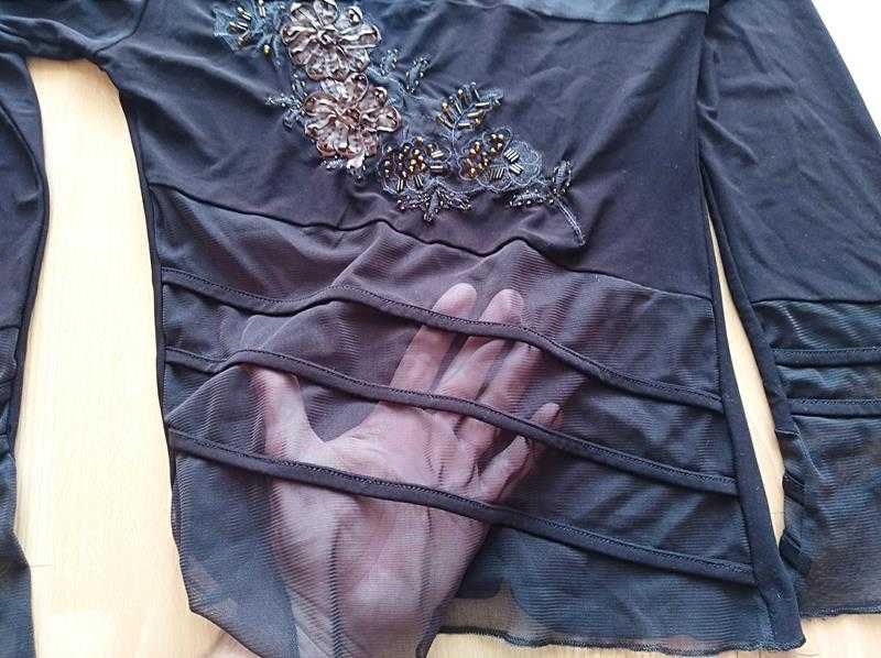 Cienka bluzka damska , przezroczysta, elegancka rozmiar S