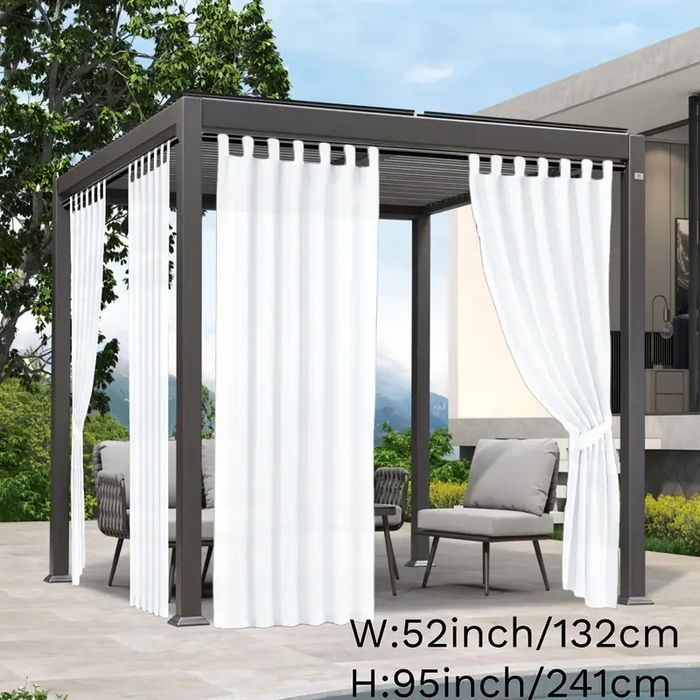 Штори для альтанки.