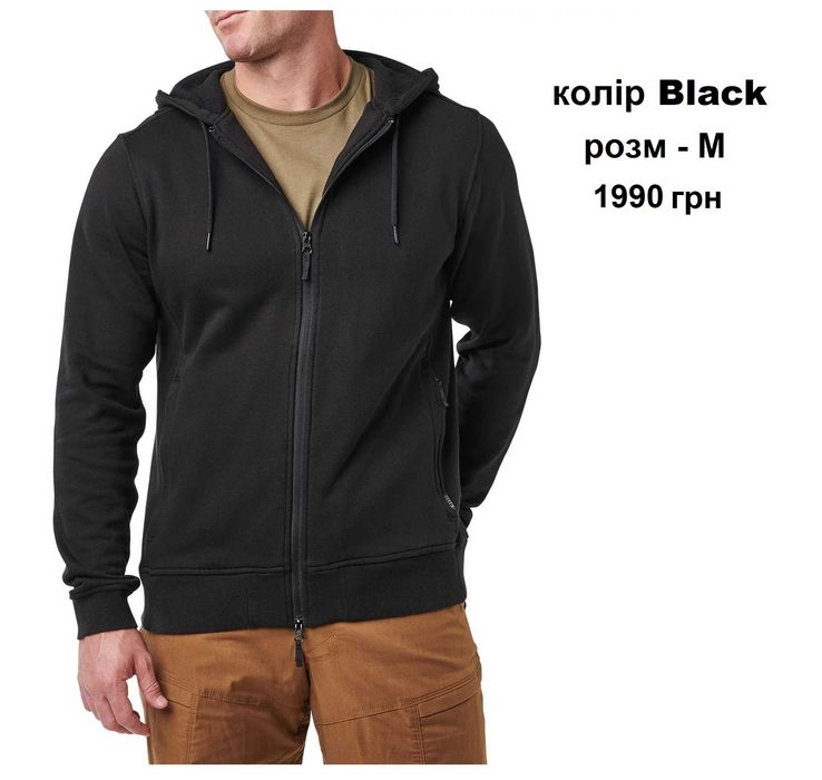S,M,L - Кофта реглан 5.11 Engage Fleece Full Zip