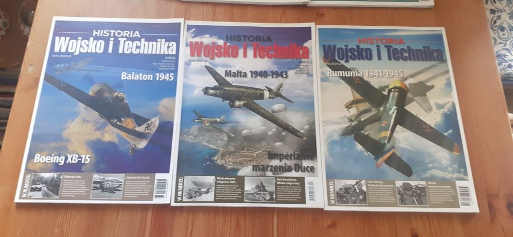 Historia Wojsko i Technika komplet 8 numerów  lub pojedyncze sztuki
