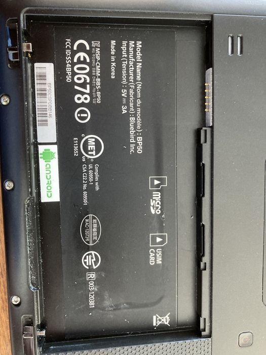 Tablet Bluebird Pidion PB50