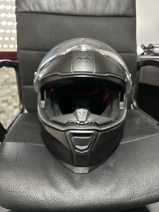 Capacete NEXX SX.100 Preto Fosco – Quase Novo, com Pinlock