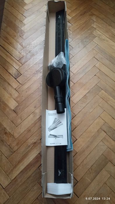 Odpływ liniowy czarny długi