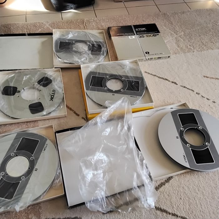 Bobines 26,5 Revox  maxell  TDK