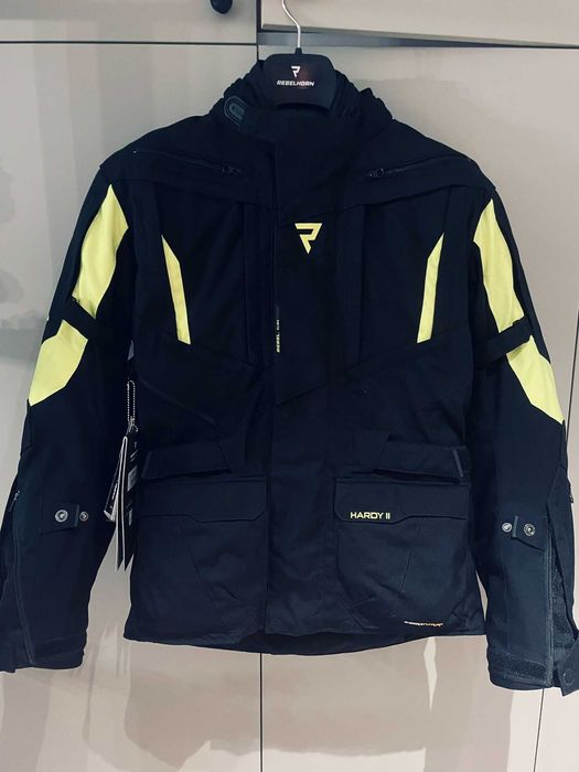 Kurtka motocyklowa REBELHORN Hardy II, Black/Fluo, NOWA, rozm. L