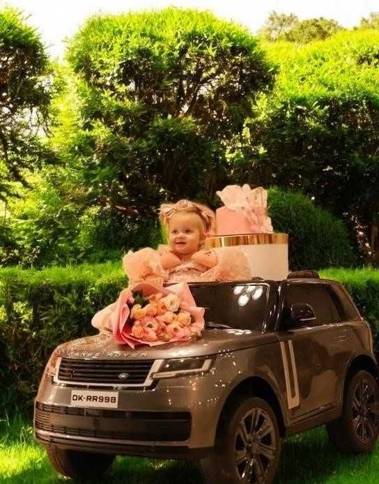 Супер цена! Двухместный электромобиль Джип Ренж Ровер детский