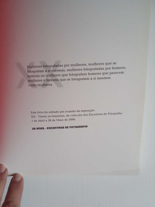 Livro "Mulheres 26 anos - Encontros de Fotografia"