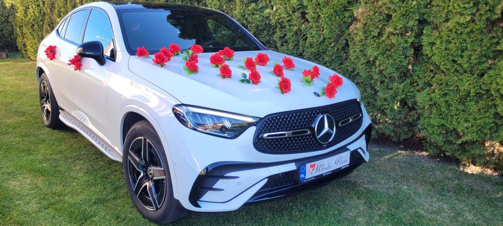 Samochód do ślubu nowy Mercedes GLC 200 Coup