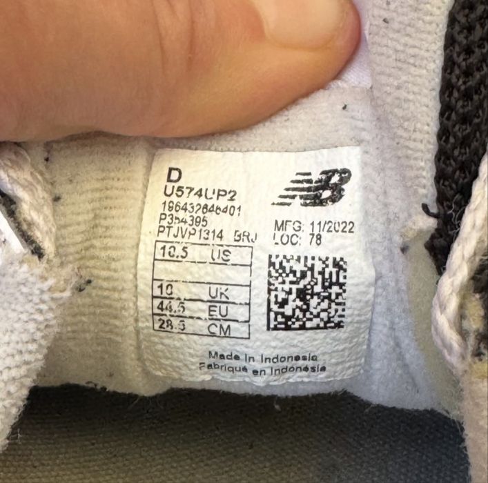 Кроссовки New Balance. Размер 44,5(28.5см до загиба)