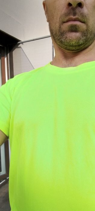 Koszulka sportowa XL seledynowa