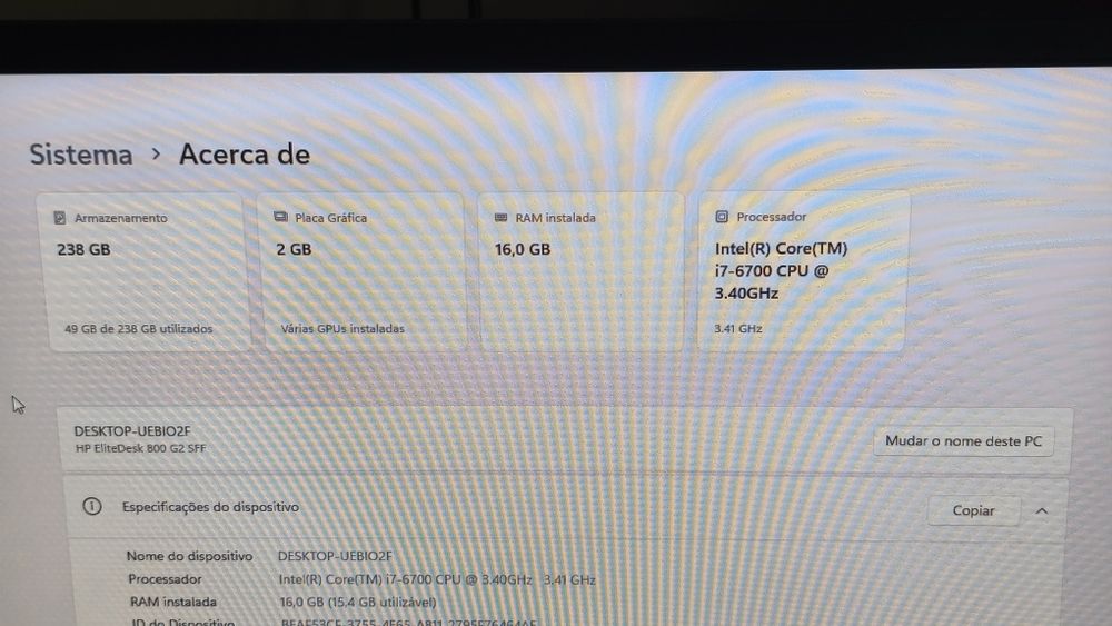 HP elitedesk 800 G2 SFF Core i7 GeForce