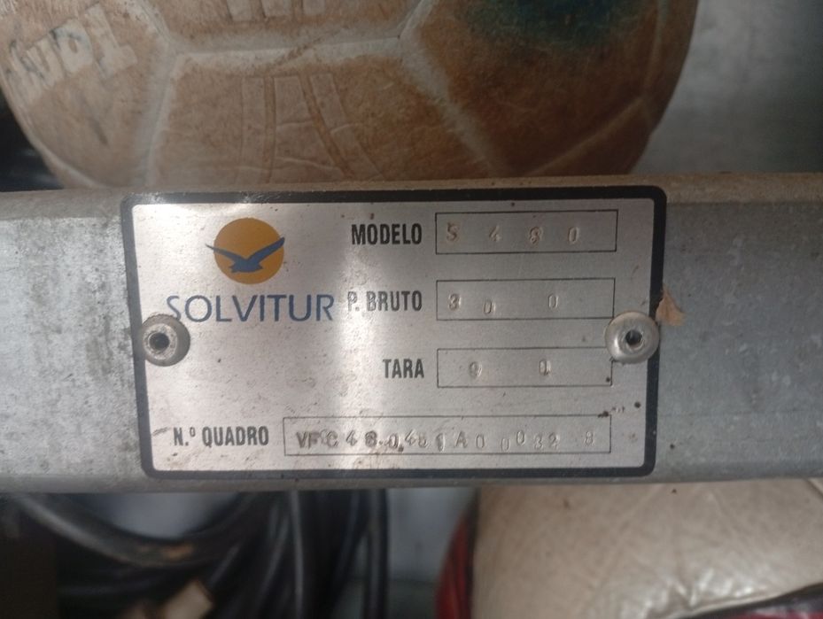 Reboque 1.20x100 matriculado Solvitur