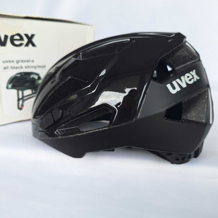 Kask rowerowy Uvex Gravel-X All Black Shiny Mat M 52-57cm