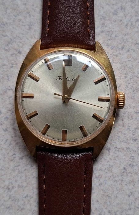Zegarek pozłacany "Raketa" ZSRR