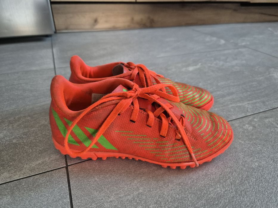 Adidas Predator 32 korki turfy buty do piłki nożnej pomarańczowe orlik