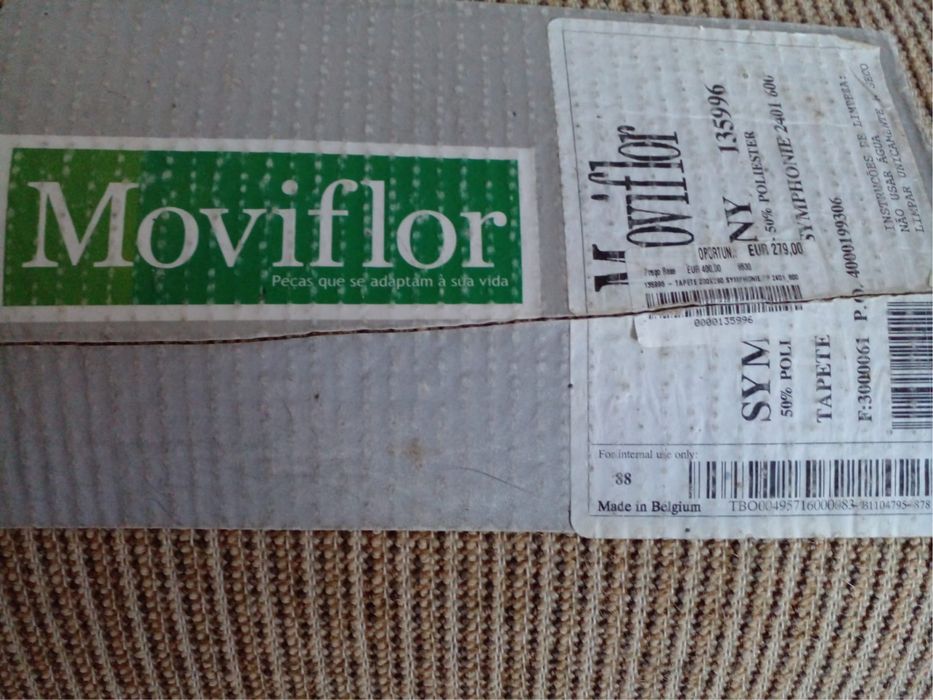 Carpete /tapete Moviflor bege /castanho em optimo estado