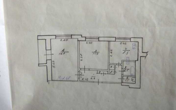 ТЕРМІНОВИЙ ПРОДАЖ! Продам 2х кімн. кв., вул. Архітекторів, 22, 16/16