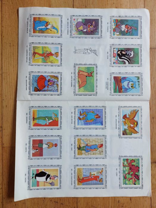 Caderneta de cromos "Galeria Walt Disney" - Completa