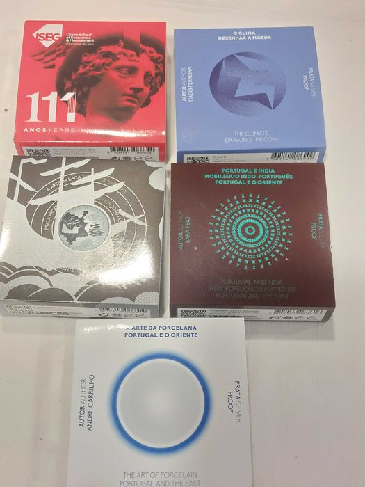 Moedas Proof   colchas de Castelo Branco, Hortelã,  Miragaia