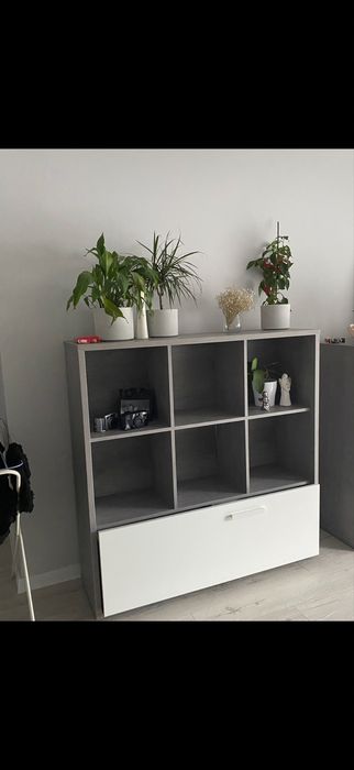 Szafka z przedziałami i szufladą