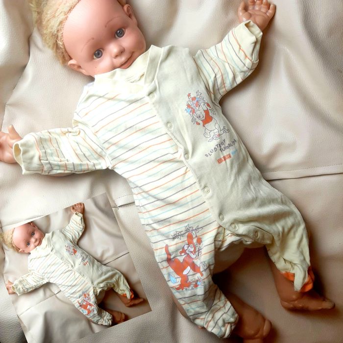 Zestaw roz 56/62 6 sztuk pajacyki mega paka komplet dla chłopca wypraw