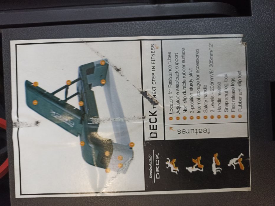 Степ платформа профі Reebok Deck, Reebok Step, ковдри Reebok, бодібари