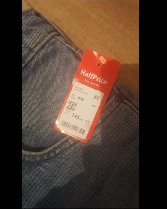 Spodnie męskie jeansowe