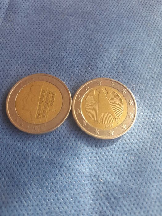 moedas de 2 euros de