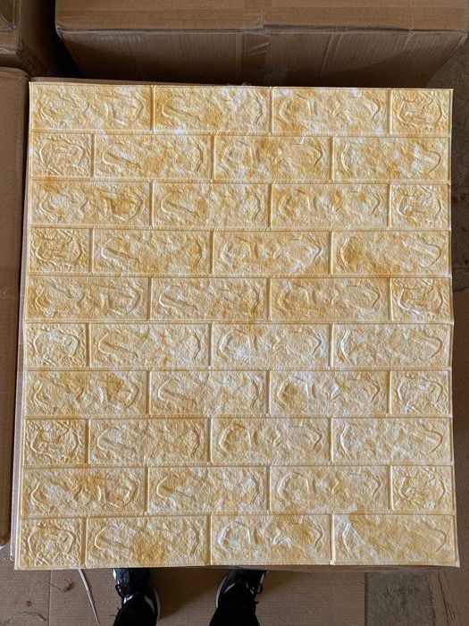 ТОП! 70х77см Декоративні Самоклеючі, 3Д панелі з ПВХ ПЕРСИКОВИЙ МАРМУР ...