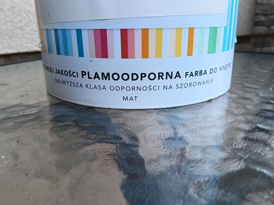 Farba do wnętrz plamoodporne 5l
