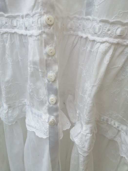 Vestido Ana Sousa, 34, branco, alças, de verão