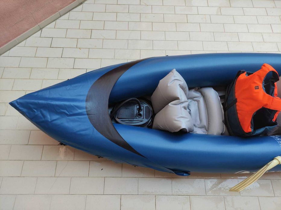 Caiaque + Pagaia + Colete + Bomba | 1 Utilização | c/ garantia