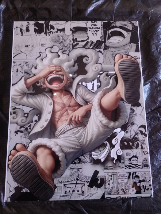 Luffy one piece-Painel/Placa Sublimação 30x40cm, Anime (1mm Espessura)
