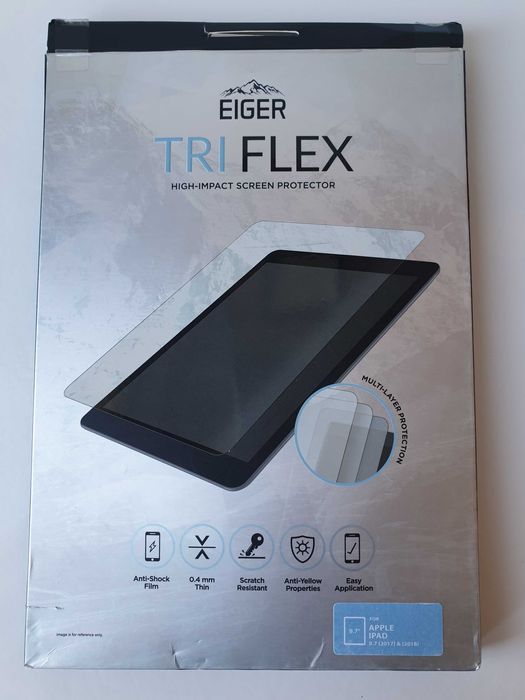 Захисна плівка Eiger Tri Flex для Apple iPad 9.7 (2017/2018) – 2 шт.