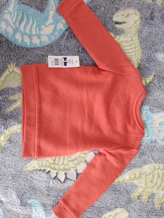 Nowa bluza ocieplana 12-18m.