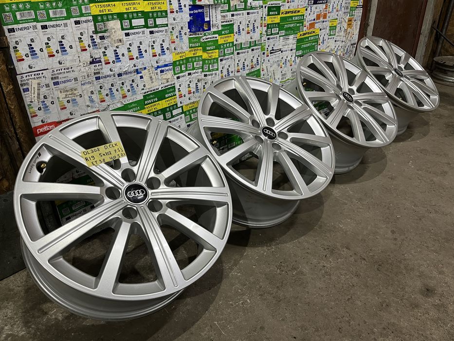 DL308 Оригінал ідеал литі диски audi r19 5/112 7,5j et38 VW Tiguan